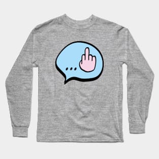 Middle finger Long Sleeve T-Shirt